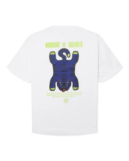 Woodbird Woodbird | T-shirt | Wit | WBBaine Tiger Tee