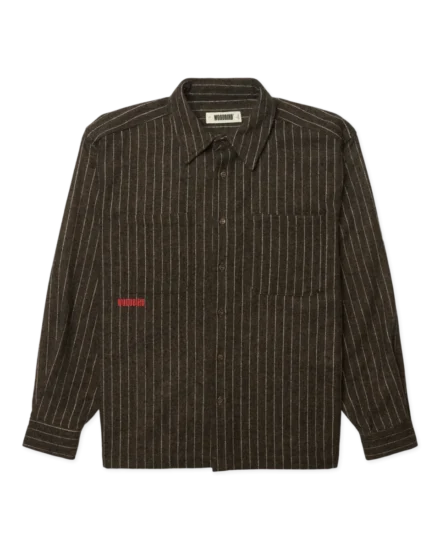Woodbird Woodbird | Overshirt | Groen | WBBuzo Herringbone Shirt
