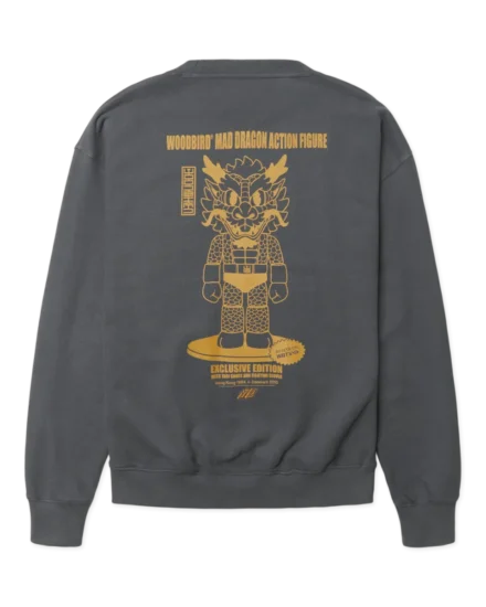 Woodbird Woodbird | Sweater | Blauw | WBDuke Action Crew