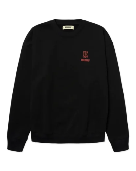 Woodbird Woodbird | Sweater | Zwart | WBDuke Tiger Crew