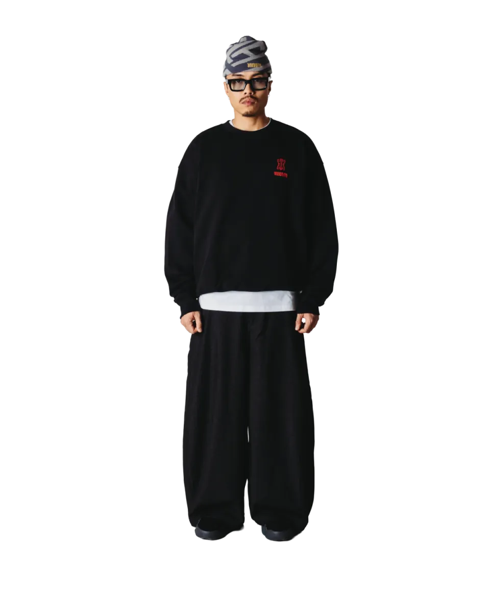 Woodbird | Sweater | Zwart | WBDuke Tiger Crew 6 Woodbird Woodbird | Sweater | Zwart | WBDuke Tiger Crew