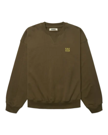 Woodbird Woodbird | Sweater | Groen | WBWake Twist Crew