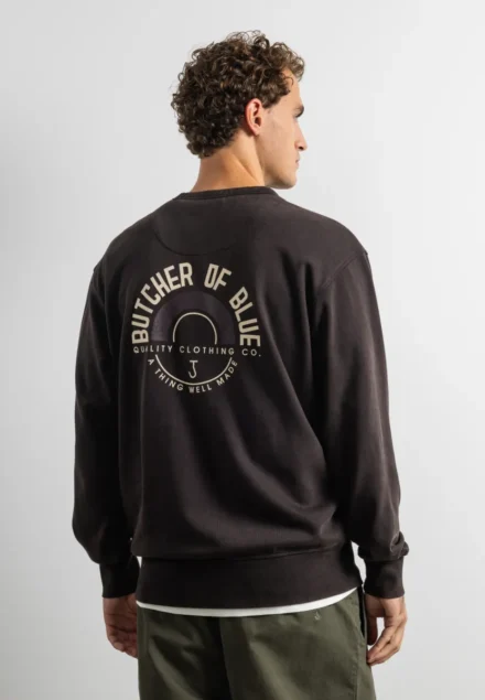 butcher of blue butcher of blue | Sweats | Donkerbruin | Circle crew