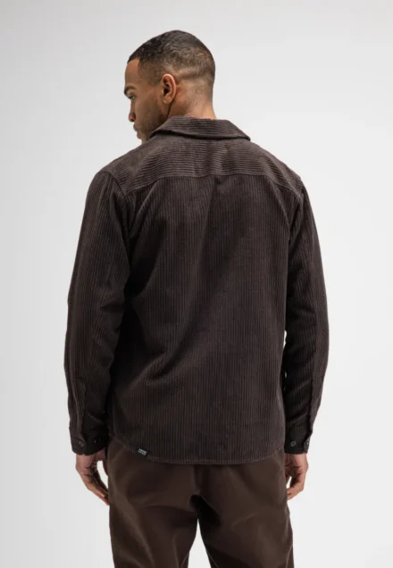butcher of blue butcher of blue | Overshirt | Donkerbruin | Colby cord overshirt