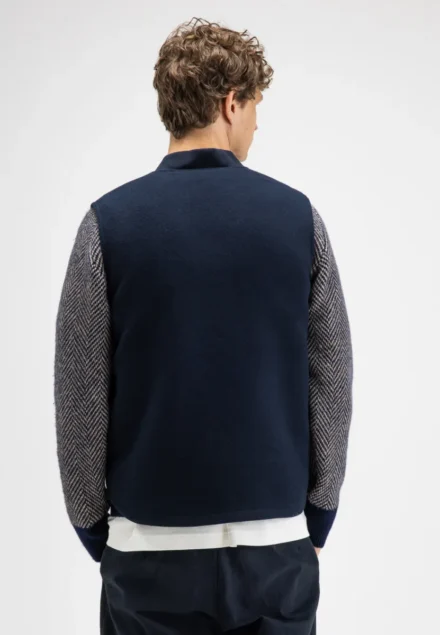 butcher of blue butcher of blue | Bodywarmer | Donkerblauw | Dash wool vest
