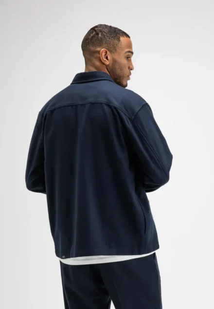 butcher of blue butcher of blue | Overshirt | Donkerblauw | M2624016 | Dan Wool