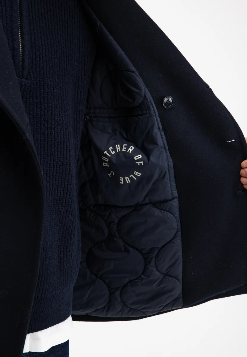 butcher of blue | Winterjas | Donkerblauw | M2627001 | Blue Mason Wool Overcoat 7 butcher of blue butcher of blue | Winterjas | Donkerblauw | M2627001 | Blue Mason Wool Overcoat