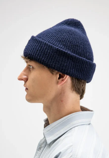 butcher of blue butcher of blue | Muts | Donkerblauw | Army Wool Hook Beanie