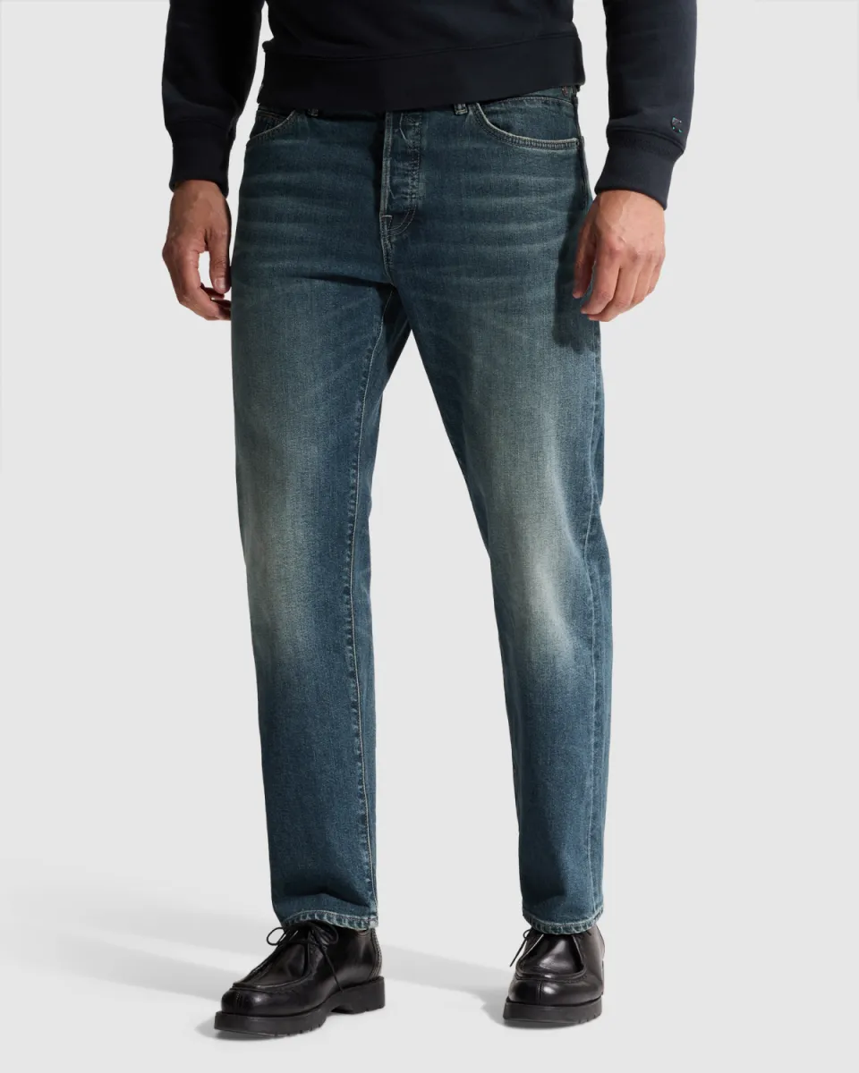 Cast Iron | Denim stretch | Blue used | CTR750 1 Cast Iron Cast Iron | Denim stretch | Blue used | CTR750
