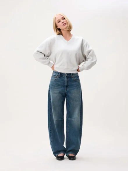 Catwalk Junkie Catwalk Junkie | Denim wijd | Stonewashed | Bold barrel fit jeans