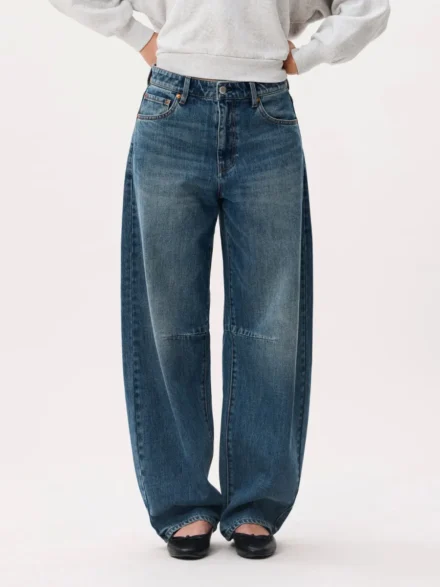 Catwalk Junkie Catwalk Junkie | Denim wijd | Stonewashed | Bold barrel fit jeans
