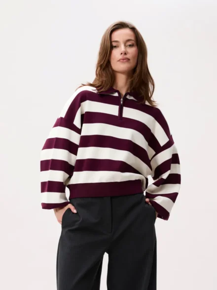 Catwalk Junkie Catwalk Junkie | Trui | Rood streep | knitted polo