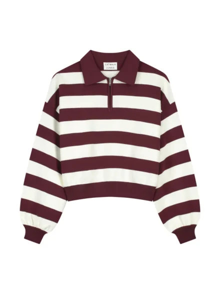 Catwalk Junkie Catwalk Junkie | Trui | Rood streep | knitted polo