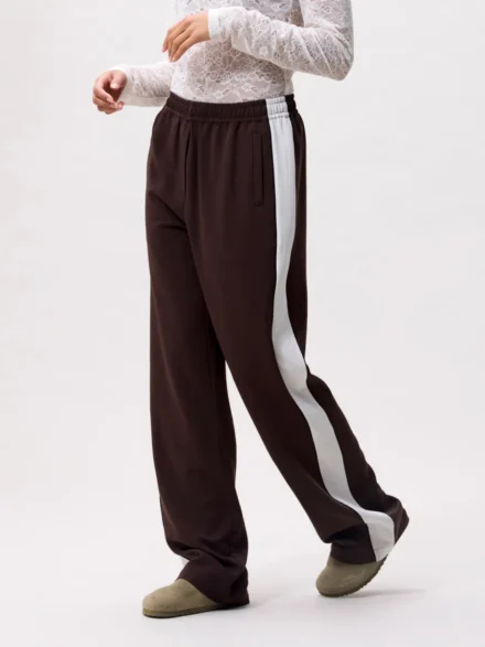 Catwalk Junkie Catwalk Junkie | Pantalon | Donkerbruin | Tracksuit trousers with piping