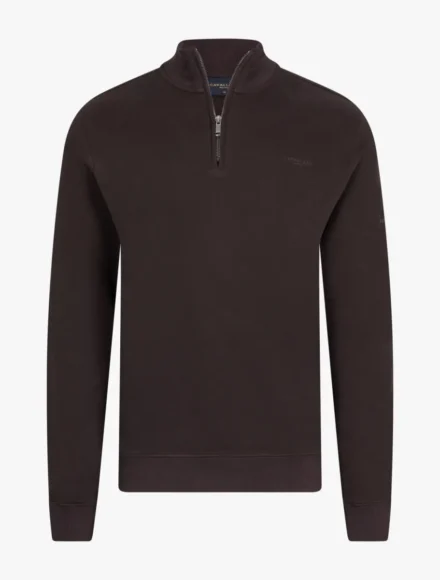 Cavallaro Cavallaro | Trui | Donkerbruin | 120265009 | Bonalo Half Zip