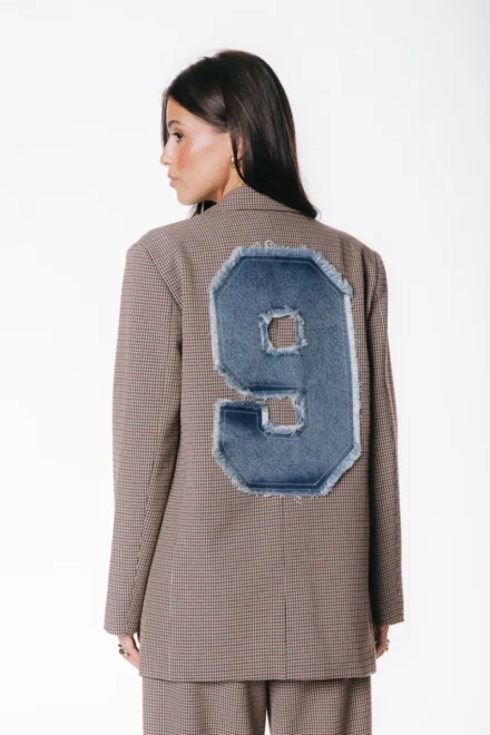 Colourful Rebel Colourful Rebel | Colbert | Bruin dessin | Gemma Houndstooth single