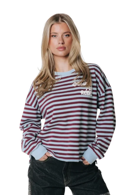 Colourful Rebel Colourful Rebel | Longsleeve | Blauw streep | multi stripe longsleeve
