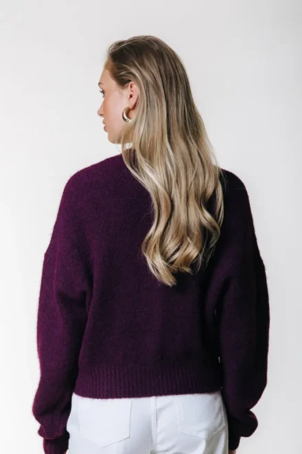 Colourful Rebel Colourful Rebel | Vest | Bordo | Yara knited cardigan