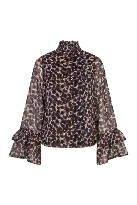 Lofty Manner Lofty Manner | Blouse | Paars dessin | Top Kyla