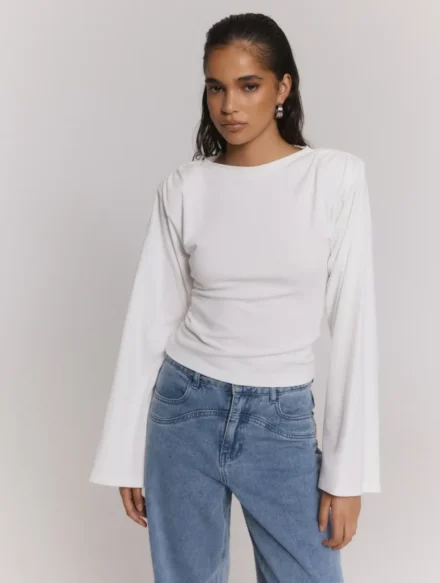 Refined Department Refined Department | T-shirt lm | Offwhite | Amy Body
