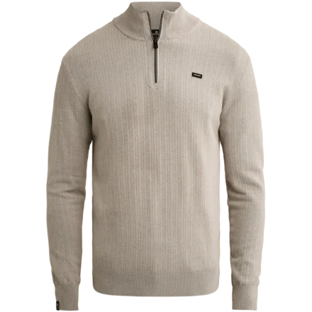 Vanguard Vanguard | Trui met allover structuur | Donkerbeige | VKW2610344