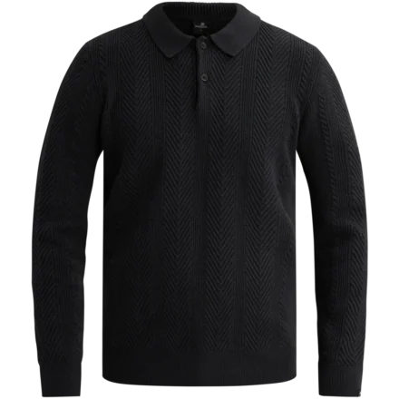 Vanguard Vanguard | Gebreide polo trui | Donkerblauw | VKW2610346