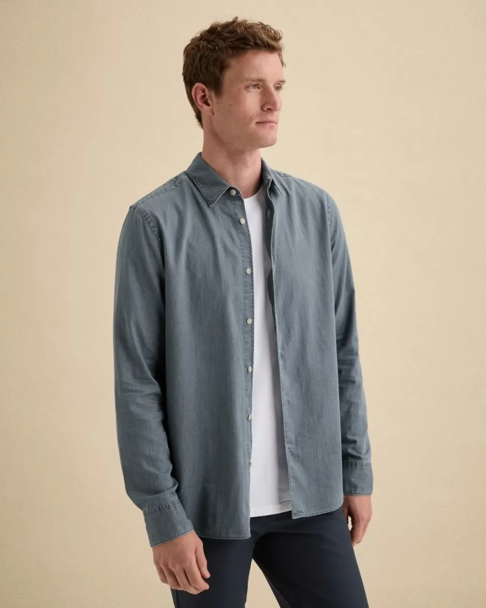Vanguard | Shirts lm denim | Blue used | VSI2608218 2 Vanguard Vanguard | Shirts lm denim | Blue used | VSI2608218