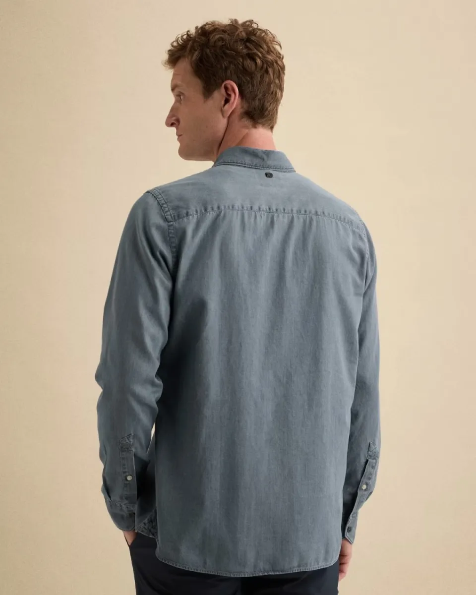 Vanguard | Shirts lm denim | Blue used | VSI2608218 3 Vanguard Vanguard | Shirts lm denim | Blue used | VSI2608218