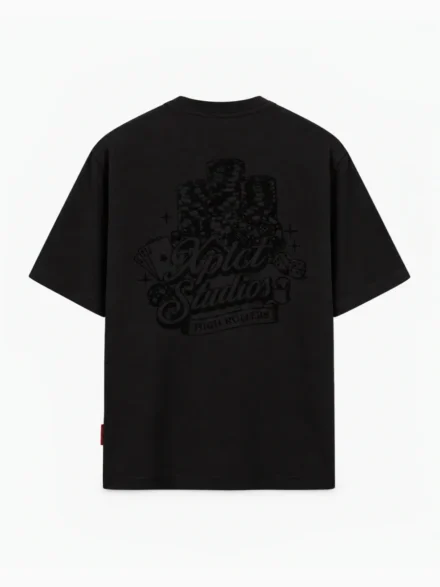 XPLCT XPLCT | T-shirt High Roller Tee | Zwart | XPL-2607-13