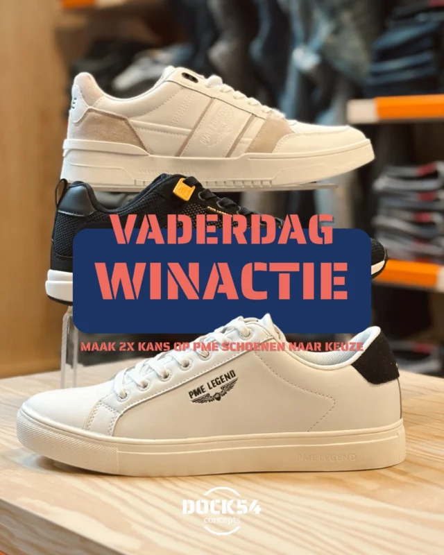 💙 VADERDAG WINACTIE 💙

Verwen jouw vader dit jaar goed met Vaderdag! 🫶
Door mee te doen aan deze winactie maak je 2x kans op een paar PME schoenen naar keuze 👟.
Die kans mag je niet missen! 👀

Wat moet je doen om mee te doen?
- Volg @dock54concepts 
- Like dit bericht
- Tag jouw vader, oom, buurman, stiefvader of bonusvader
- Deel dit bericht in jouw story

We maken 12 juni de winnaar bekend 😊.

#vaderdag #vaderdagactie #winactie #dock54 #winkelen #pme #pmelegend #pmeschoenen #pmelegendschoenen #likedeelenwin
