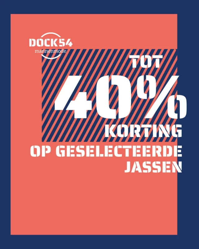 🚨 SALE OP GESELECTEERDE JASSEN!

Kom NU naar de winkel, want je shopt jouw zomerjas met kortingen oplopend tot 40%! 🔥
Je hebt nog de hele avond, want donderdag is koopavond 🛍️✨.

#dock54mannenmode #herenkledingwinkel #nieuwamsterdam #dock54 #herenkledingzaak #winkelen #mannenmodezaak #mannenmode #herenmodezaak #herenmode #heren #opruiming #actie #sale #korting #opruimingssale #jassenactie #zomerjas #zomerjassen