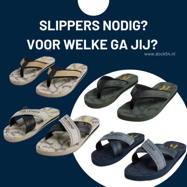 Het mooie weer komt er weer aan dat betekend de slippers kunnen weer aan. Voor welke ga jij? Verkrijgbaar in Nieuw-Amsterdam, Hardenberg en online https://dock54.nl/schoenen/slippers/

 #slippers 
#Herenmode 
#herenmode 
#zomer 
#vakantie 
#winkelen