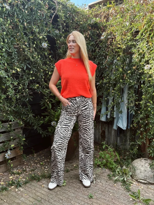 🦓 Zebraprint all over! 

Na de panterprint zijn we wel toe aan wat anders. Naast de koeienprint verwelkomen we komend seizoen de zebraprint! 🦓
Het leukste aan deze print is dat ‘ie eindeloos te combineren is 🤩. 
Bo draagt de jeans van Catwalk Junkie met een gebreid topje van Circle Of Trust.

#zebraprint #dock54 #dock54concepts #najaarscollectie #circleoftrust #catwalkjunkie