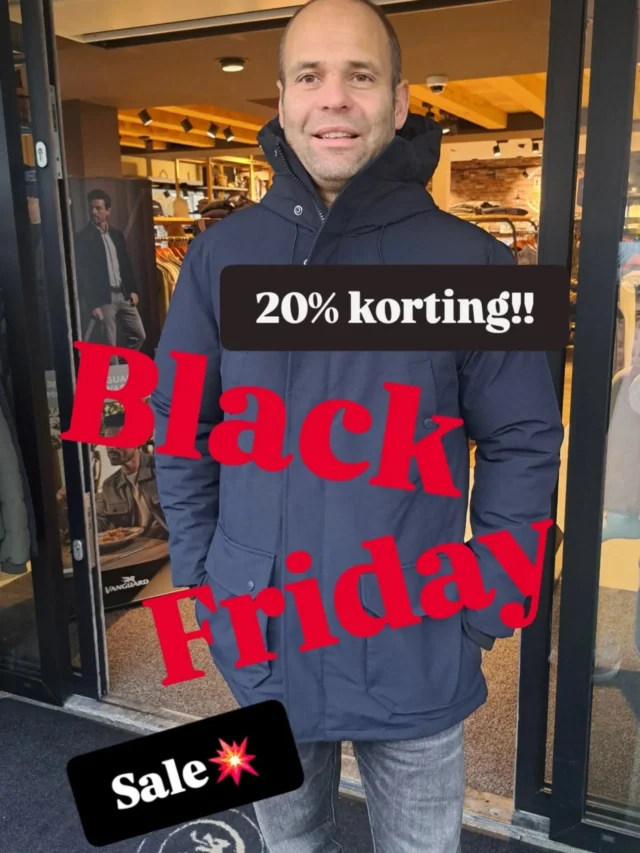 💥 Black friday sale 💥

Shop nu jouw winterjas met 20% korting tijdens onze black friday sale !🖤 

Daarnaast hebben we ook 20% korting op geselecteerde artikelen 😍

Zien we jullie gauw? 

#blackfriday #herenmode #dock54