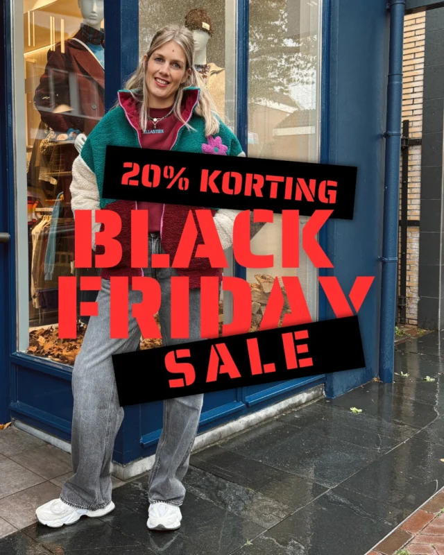 🖤 BLACK FRIDAY 🖤

We zijn op onze webshop en in de winkel inmiddels al een weekje bezig, maar vandaag is het dan officieel Black Friday! 🖤
Daarom herinneren we je er nog een keer aan dat ALLE winterjassen en geselecteerde artikelen nu met 20% korting zijn afgeprijsd 👀.

Stuur ons gerust een DM bij vragen kom gezellig langs bij ons in de winkel 🫶

#dock54 #dock54concepts #blackfriday #blackfridaydeals #korting