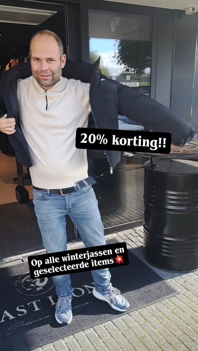 ‼️ sale sale sale ‼️ Black Friday 🖤

Scoor nu jouw winterjas met 20% korting 😍 

#blackfriday #sale #mannenmode