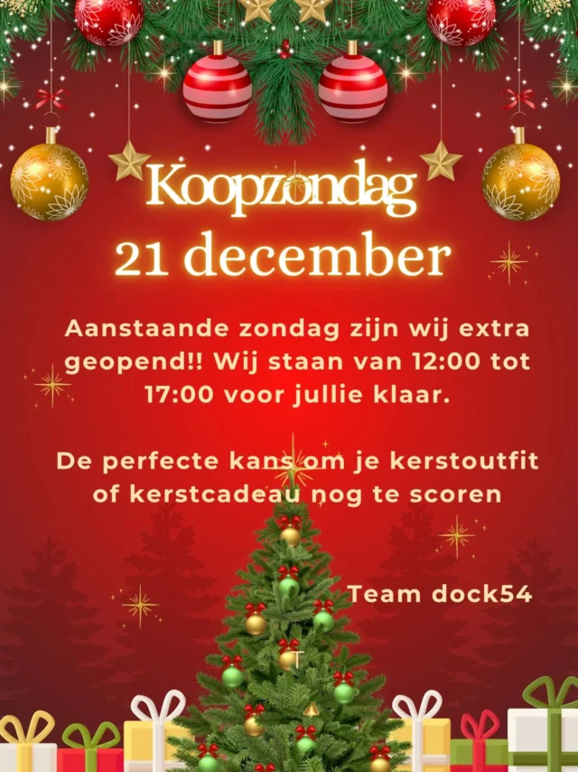 🎄🎅 KOOPZONDAG 🎅🎄

#kerstshoppen #dock54mannenmode