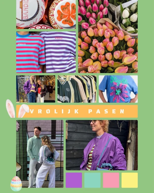 FIJNE PASEN!🐣💜🌸

Wij hopen dat jullie een fijne Pasen hebben met heel veel gezelligheid!
Met natuurlijk een lekkere paasbrunch en leuke paasoutfits!👀🔥

We zien jullie dinsdag weer in de winkel🛍️💪🏻

#pasen #pasen2026 #easter #mondays