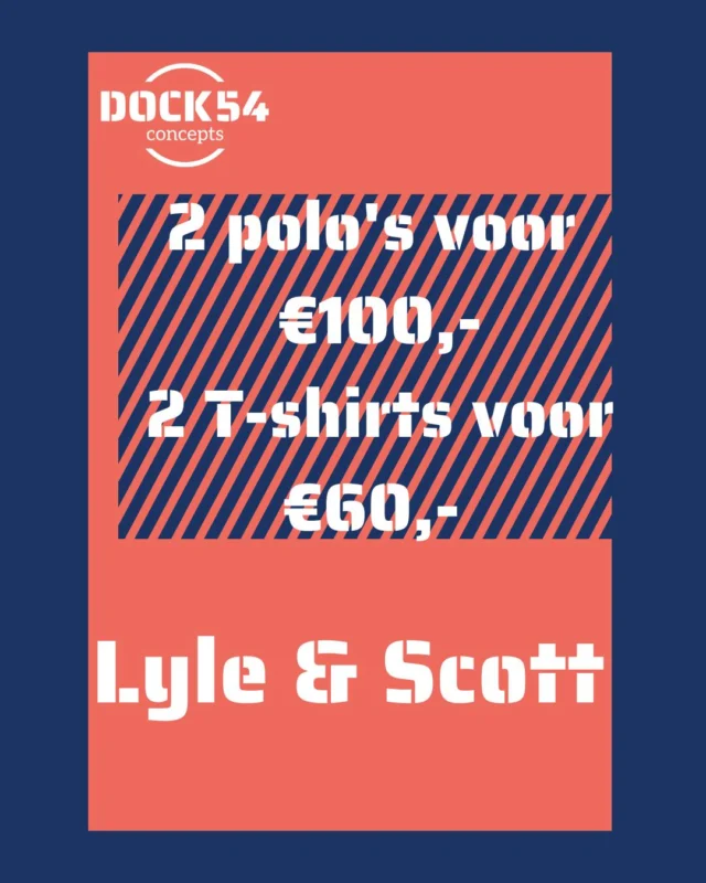 🔥 ACTIE ALERT 🔥

Stijlvol de zomer in? Dit is je kans!
Items van Lyle & Scott zijn nu in de aanbieding:

👕 2 polo’s voor €100,-
👕 2 t-shirts voor 60,-

Perfecte basics die altijd goed zitten 👌🏼
Wacht niet te lang, want OP = OP!
Shop jouw favorieten en upgrade je outfit voordat het te laat is.

Deze actie gaat vandaag in.

#actie #lyleandscott #hardenberg