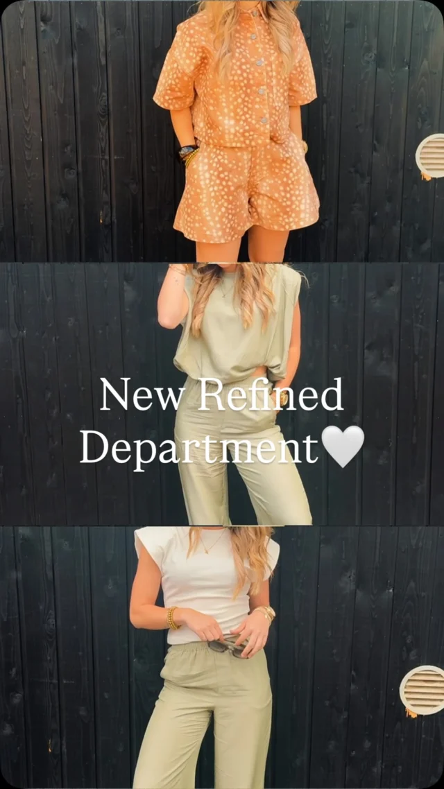 New Refined Department🤍

Nieuw binnen van refined!
De nieuwste items zijn weer binnen en wij zijn fan! 🤍 Van mooie zachte kleuren tot fijne setjes die perfect zijn voor het seizoen. En hoe leuk is dit Bambi-print setje? 🦌✨ Een echte eyecatcher die nét even anders is👀

Kom snel langs! Welke favoriet neem jij mee naar huis?🫶🏼💚

#refineddepartment #newcollection #fashioninspo #ootd #winkelen