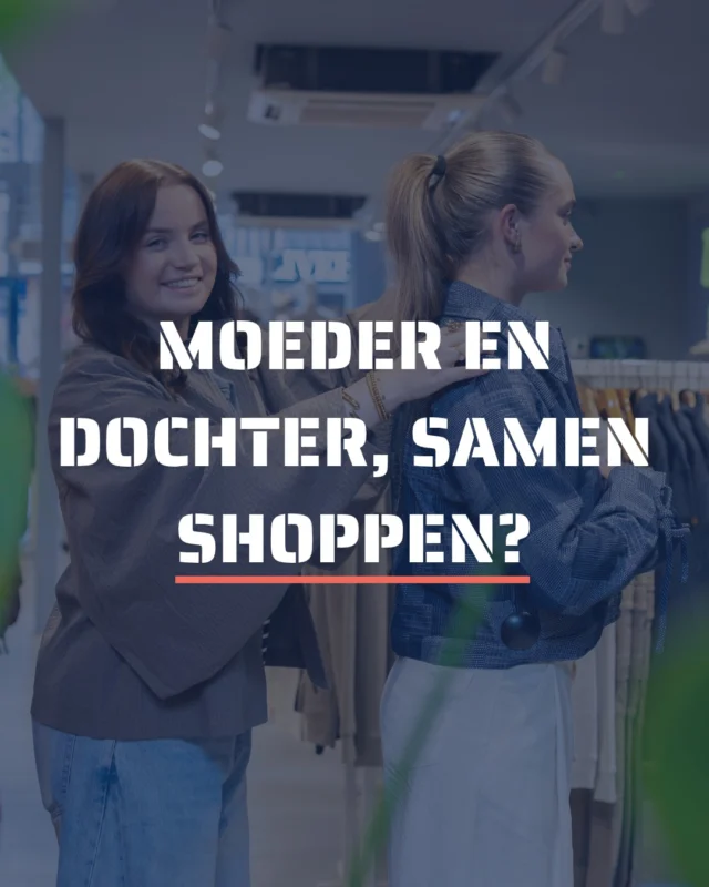 Moeder en dochter… Komen jullie gezellig shoppen?
ㅤ
Bij ons zijn jullie allebei hartstikke welkom! We hebben namelijk outfits voor jullie beiden. 🛍️
ㅤ
Zin in een gezellig dagje samen shoppen in Hardenberg? Kom langs bij ons! 💙